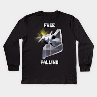 Free Falling Foley Kids Long Sleeve T-Shirt